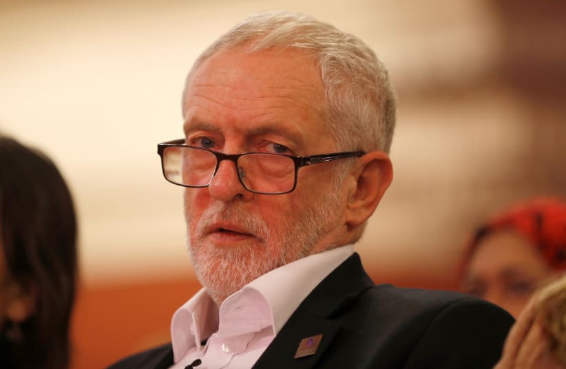  Britain's opposition Labour Party leader, Jeremy Corbyn (photo credit: PETER NICHOLLS/REUTERS)