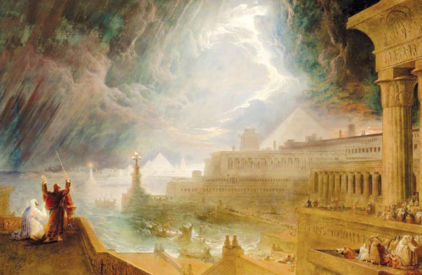 ‘THE SEVENTH Plague of Egypt’ (1823) by English Romantic painter John Martin (photo credit: Wikimedia Commons)