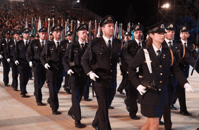 The Knesset Guard marching in past Independence Days (photo credit: KNESSET SPOKESPERSON'S OFFICE)