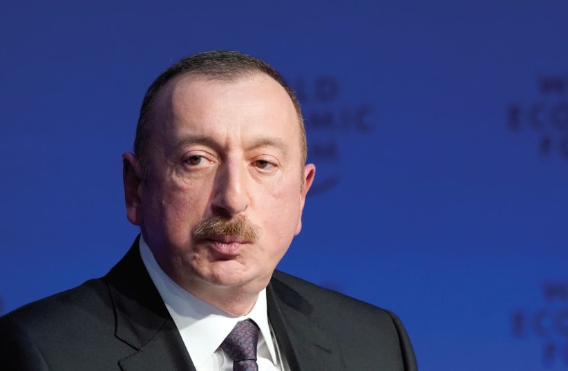 Ilham Aliyev, President of Azerbaijan (photo credit: REUTERS)