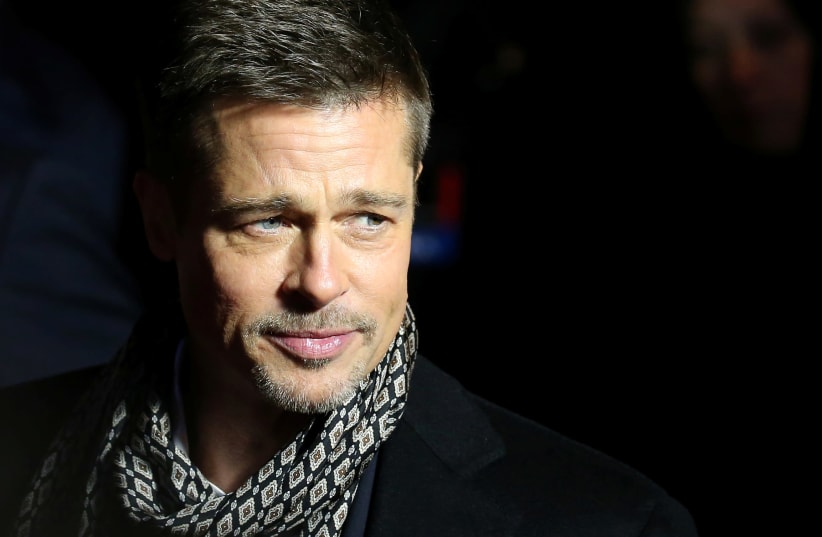 Actor Brad Pitt arrives at the premiere of the film "Allied" in Madrid, November 22, 2016. (photo credit: JUAN MEDINA / REUTERS)