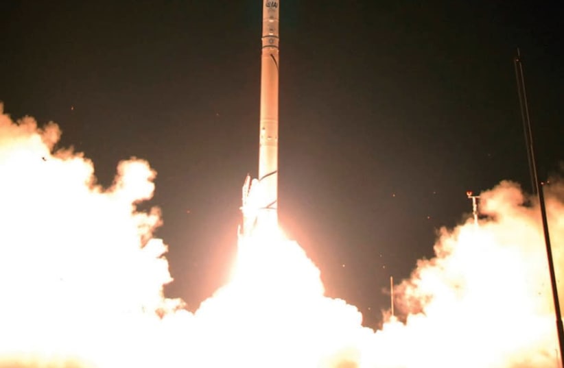 A satellite launch (photo credit: REUTERS)