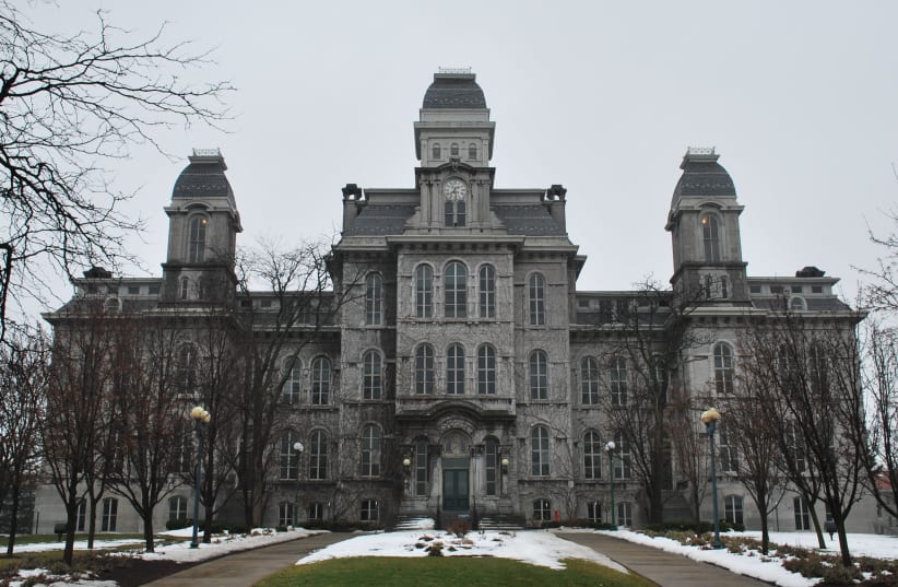 Syracuse University's Hall of Languages (photo credit: JOHN MARINO/ FLICKR)