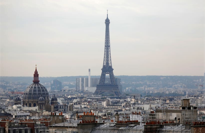 General view of the Eiffel Tower in Paris, France (photo credit: CHARLES PLATIAU / REUTERS)