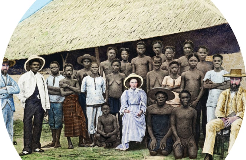 MISSIONARIES IN a Congo community, 1900-1915 (photo credit: Wikimedia Commons)