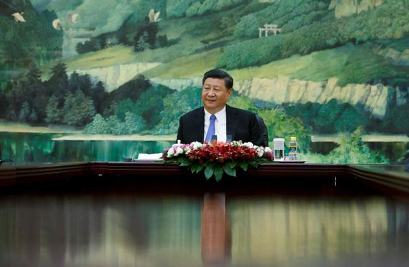 Chinese President Xi Jinping. (photo credit: REUTERS/THOMAS PETER/POOL)