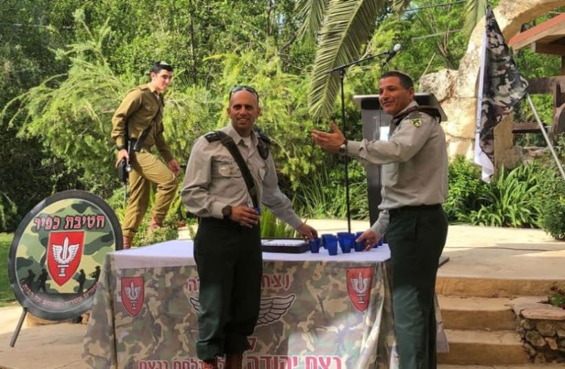 Lt.-Col. Nitai Okashi will be replacing Lt.-Col. Itamar Deshel as IDF's ultra-Orthodox battalion's new commander (photo credit: NAHAL HAREDI ORGANIZATION)