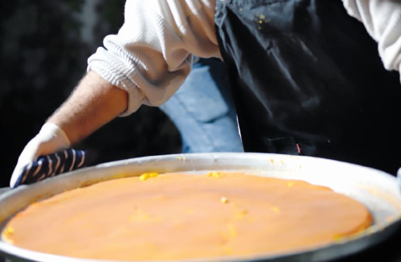 Participants at Iftar Yerushalmi will get to learn how to prepare Arab sweet dishes, such as kanafeh (photo credit: NIR COHEN)