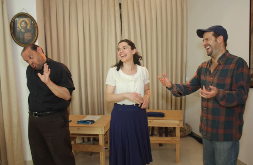 ‘OFF THE Derech Dolorosa’ – a Catholic comedy that couldn’t be more relevant to Jews and Israelis. (photo credit: AVRAH LEVINE)