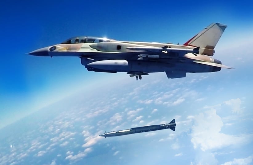 Rampage missile fired from a fighter jet (photo credit: IAI)