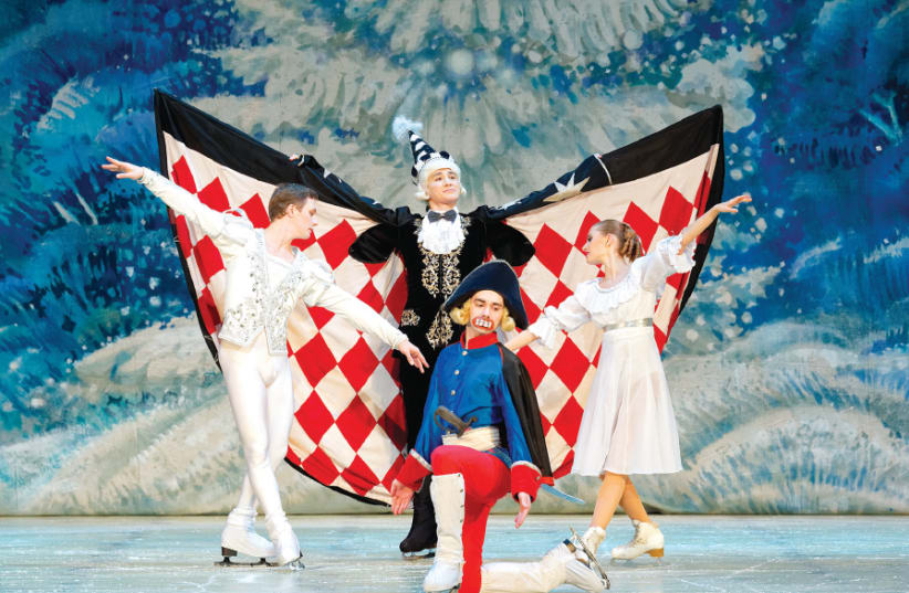 The Saint Petersburg State Ballet on Ice performs ‘The Nutcracker on Ice’ (photo credit: VLADIMIR SMIRNOV)