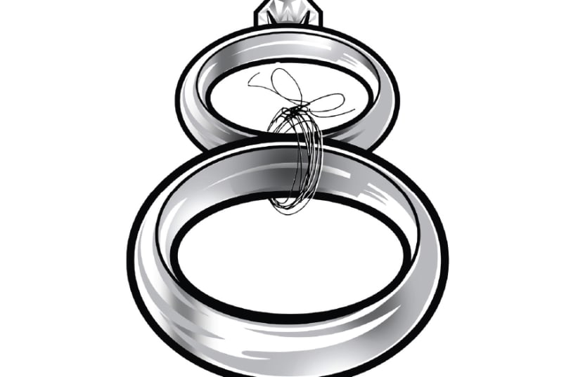 Illustrative photo of marriage rings (photo credit: TNS)