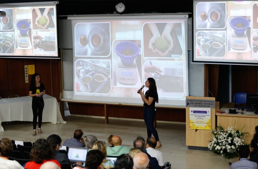 One of the speakers at the food technology conference at the Robert H. Smith Faculty of Agriculture at Hebrew University in Rehovot (photo credit: ROBERT H. SMITH FACULTY OF AGRICULTURE)