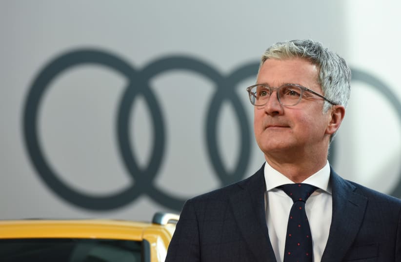 Audi CEO, Rupert Stadler arrives for the company's annual news conference in Ingolstadt, Germany, March 15, 2017.  (photo credit: REUTERS/LUKAS BARTH/FILE PHOTO)