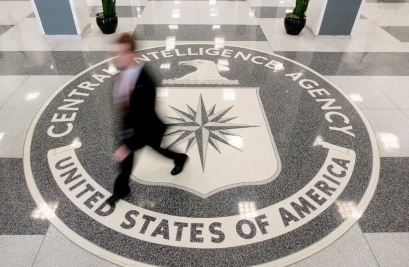 The lobby of the CIA Headquarters Building is pictured in Langley, Virginia, U.S., August 14, 2008. (photo credit: LARRY DOWNING/REUTERS)