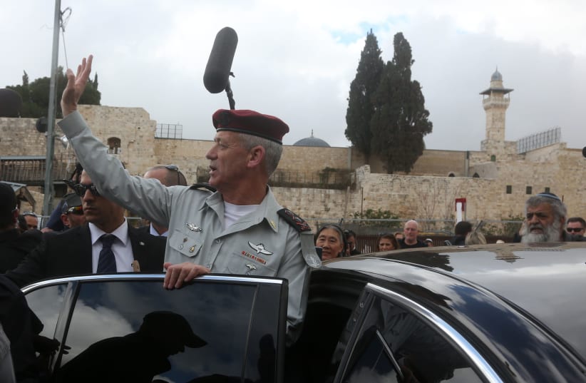 Former IDF chief of staff Benny Gantz (photo credit: MARC ISRAEL SELLEM/THE JERUSALEM POST)