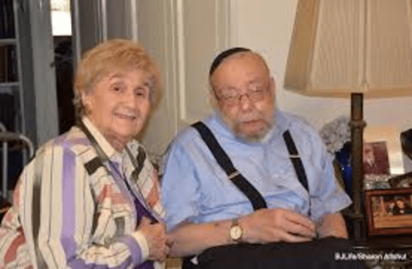 Rabbi Emanuel and Rena Quint (photo credit: SHARON ALTSHUL)