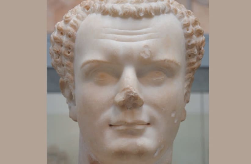 Bust of the emperor Titus, from Utica (Tunisia), about 70-81 CE, British Museum (photo credit: Wikimedia Commons)