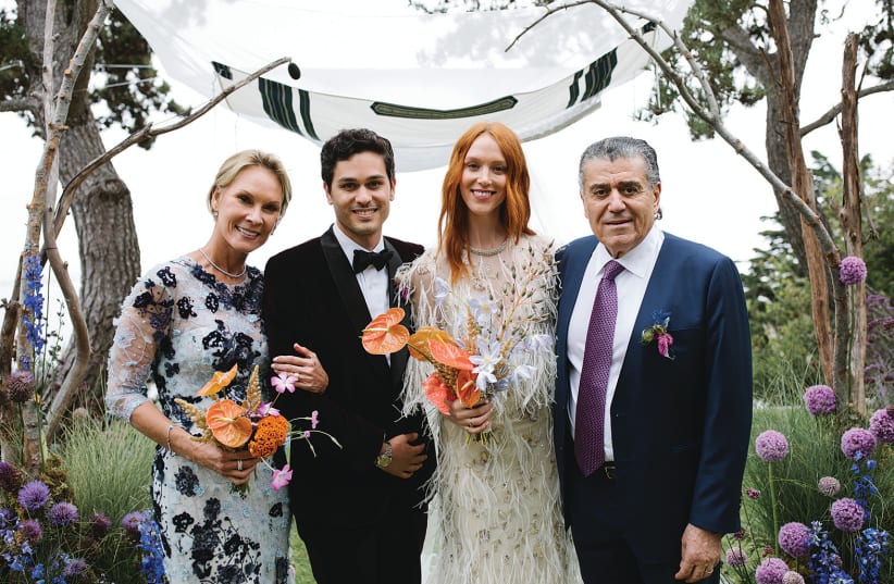 Big Sur, the son of Haim and Cheryl Saban, Ness, married his beloved, Brynn Jones (photo credit: NORMAN AND BLAKE)