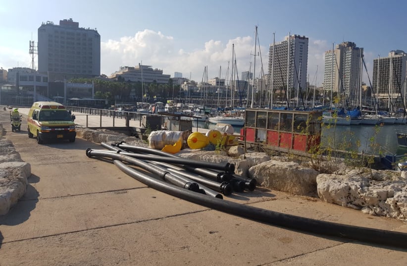 Te Tel Aviv marina, July 30, 2018 (photo credit: MAGEN DAVID ADOM)