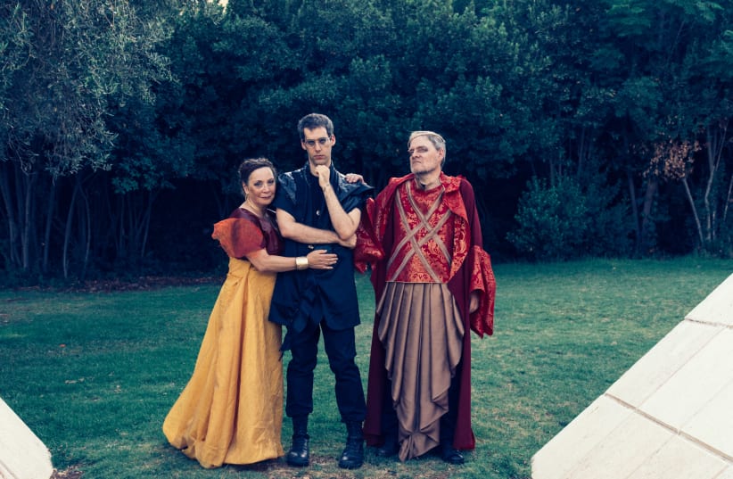 Cast of Shakespeare in the Park (photo credit: YITZ WOOLF)