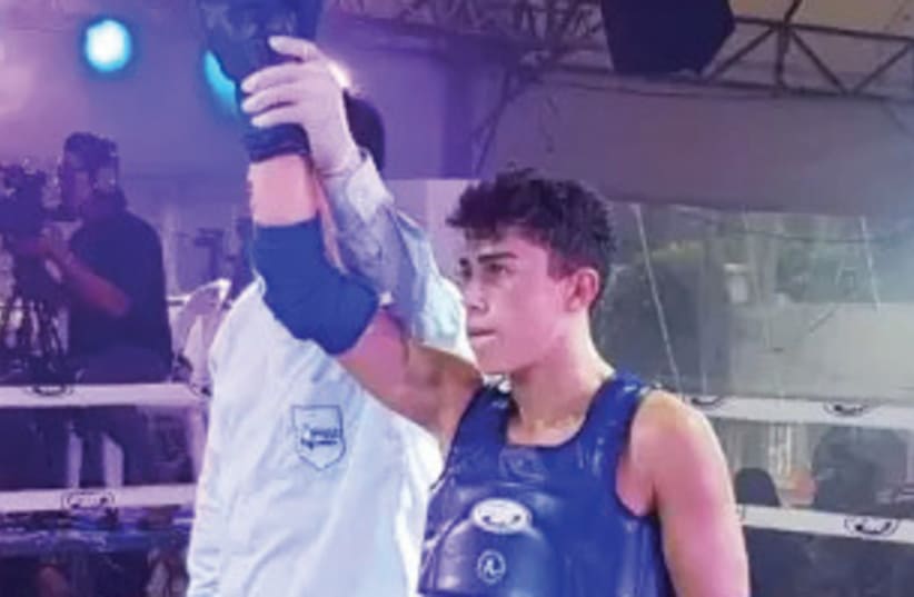 FOR THE second year in a row, Druze-Israeli Amit Mdah automatically advanced to the medal round of the Youth Muaythai World Championships when an opponent from an Arab country refused to compete against him. (photo credit: AYELET/COURTESY)