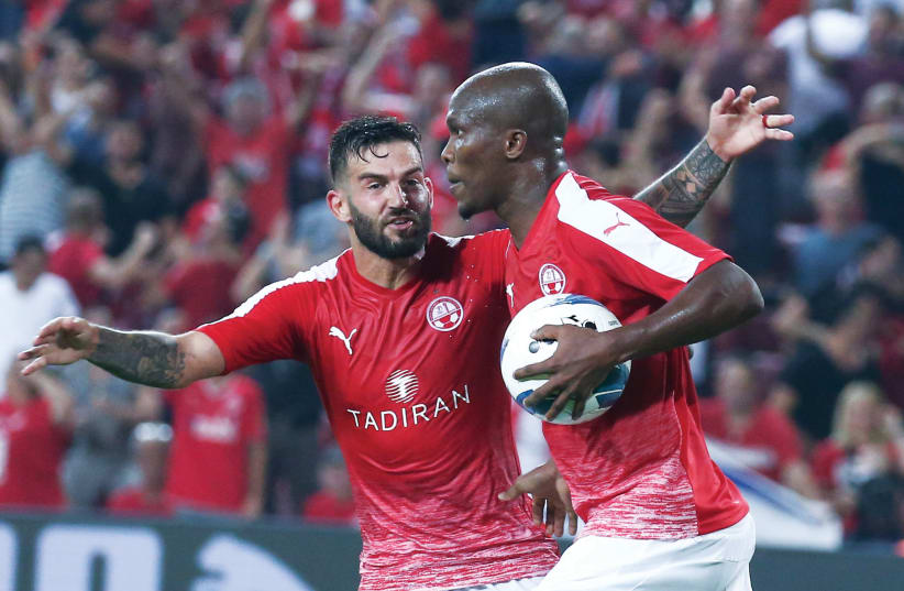 HAPOEL BEERSHEBA rallied from an early two-goal deficit to earn a 2-2 first-leg draw with APOLE Nicosia on Thursday night in Europa League qualification. (photo credit: DANNY MARON)