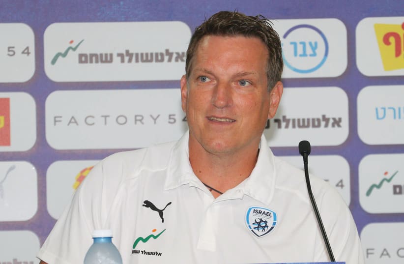 ANDREAS HERZOG was introduced as Israel’s national  team soccer coach this week, with his first meaningful games coming next month against Albania and Scotland (August 14, 2018) (photo credit: ADI AVISHAI)