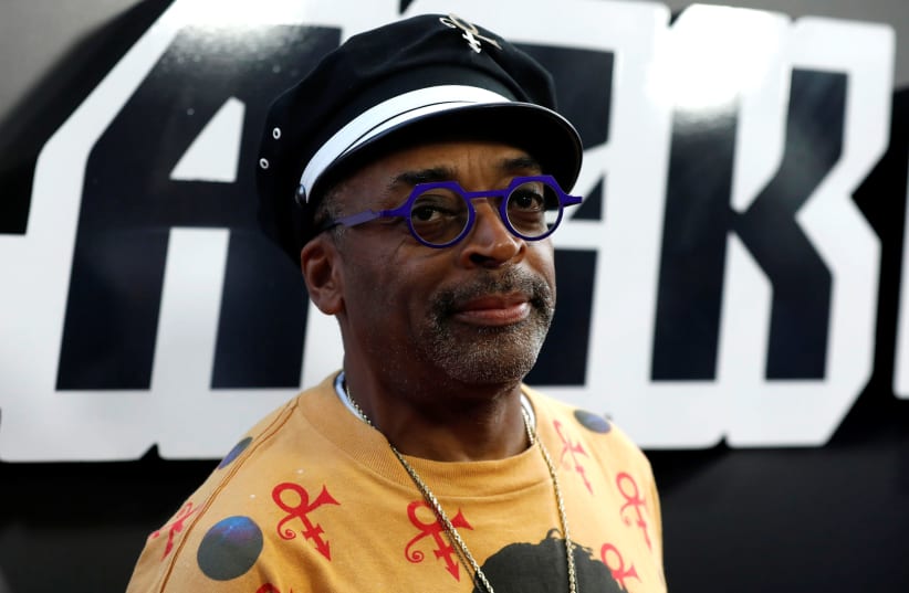 Director Spike Lee poses at the premiere for "BlacKkKlansman" in Beverly Hills, California, U.S.(August 8, 2018). (photo credit: REUTERS/MARIO ANZUONI)