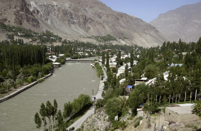 A general view shows the town of Khorog, Tajikistan (photo credit: REUTERS/SHAMIL ZHUMATOV)