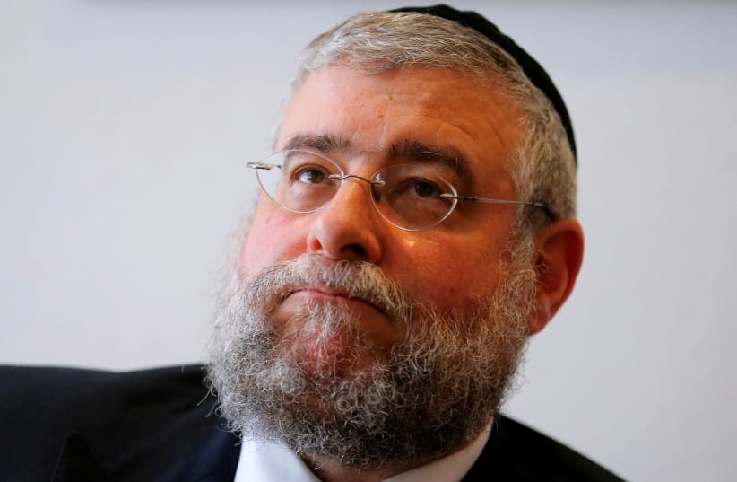 Rabbi Pinchas Goldschmidt is the chief rabbi of Moscow. (photo credit: REUTERS)