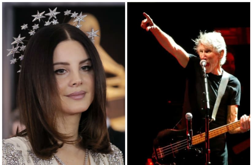 Lana Del Rey (L) and Roger Waters (R) (photo credit: REUTERS)