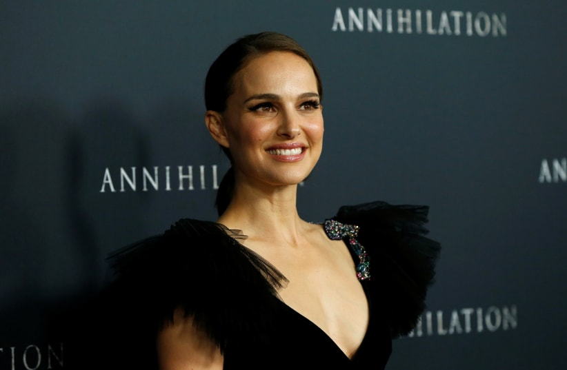 Cast member Natalie Portman poses at the premiere for "Annihilation" in Los Angeles, California, U.S., February 13, 2018. (Credit: Reuters/Mario Anzuoni) (photo credit: MARIO ANZUONI/REUTERS)