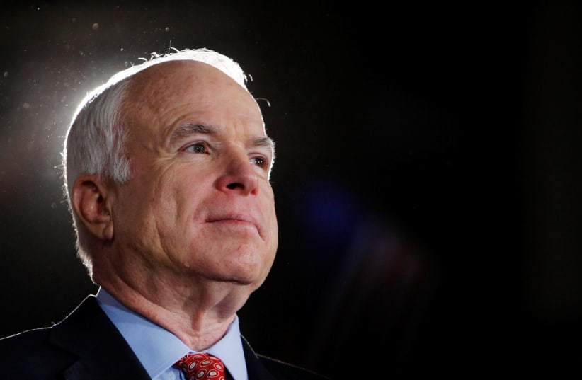 US Republican Senator John McCain (photo credit: REUTERS/BRIAN SNYDER)