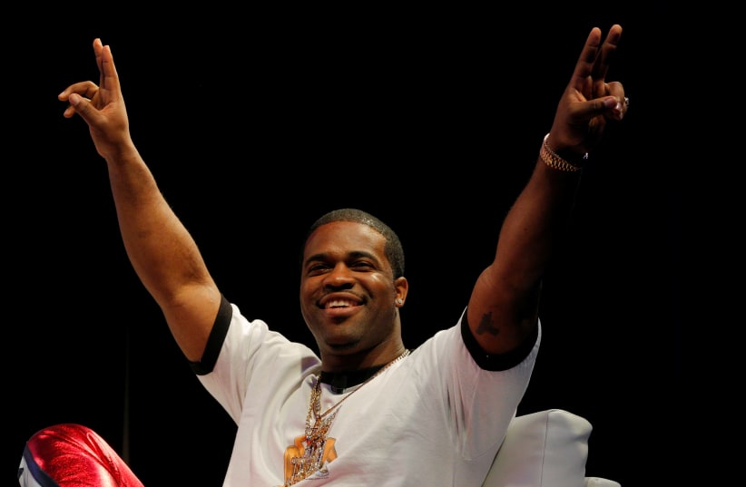 Rapper ASAP Ferg acknowledges the crowd as he is introduced for a panel discussion at the South by Southwest (SXSW) Music Film Interactive Festival 2017 in Austin, Texas, U.S., March 15, 2017 (photo credit: BRIAN SNYDER / REUTERS)