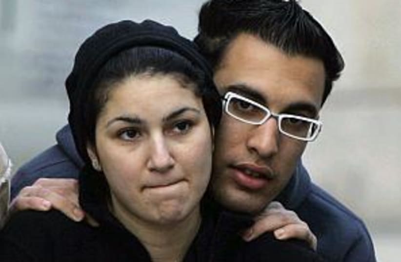 worried israeli couple (photo credit: AP [file])