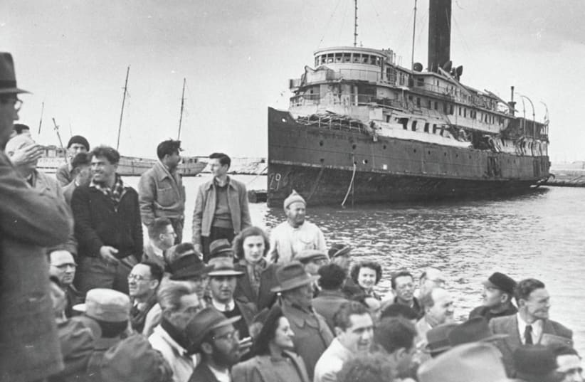 JEWS IMMIGRATE to the Land of Israel, 1947. Today there are some 400,000 Israeli citizens who came from the former Soviet Union and are not recognized as Jews. (photo credit: Wikimedia Commons)