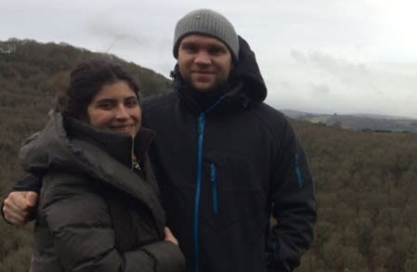 Research student on hiking trip with his young wife (photo credit: DETAINED IN DUBAI)