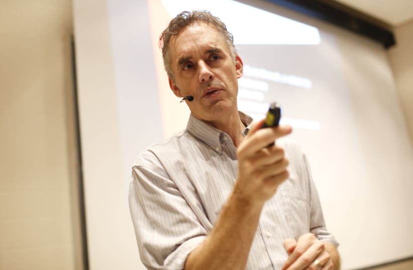 Psychologist and author Jordan Peterson during a lecture on January 10, 2017 in Toronto, Canada. (photo credit: RENE JOHNSTON/TORONTO STAR/ZUMA PRESS/TNS)