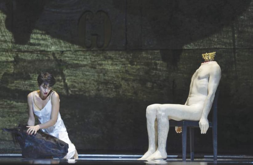 ASMIK GRIGORIAN as the title character in Strauss’s ‘Salome' (photo credit: SALZBURGER FESTSPIELE/RUTH WALZ)