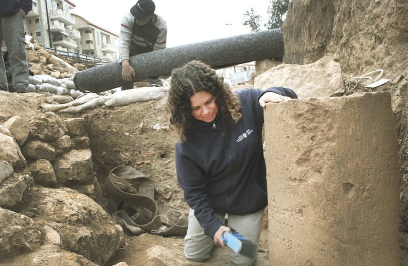 Archaeologist Danit Levi (photo credit: IAA)
