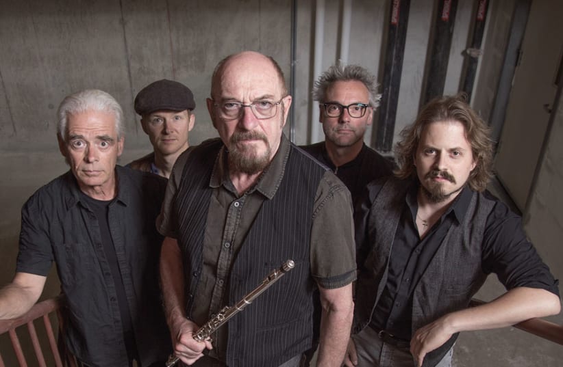 JETHRO TULL, with Ian Anderson in the center. (photo credit: LATAM WINDSOR)