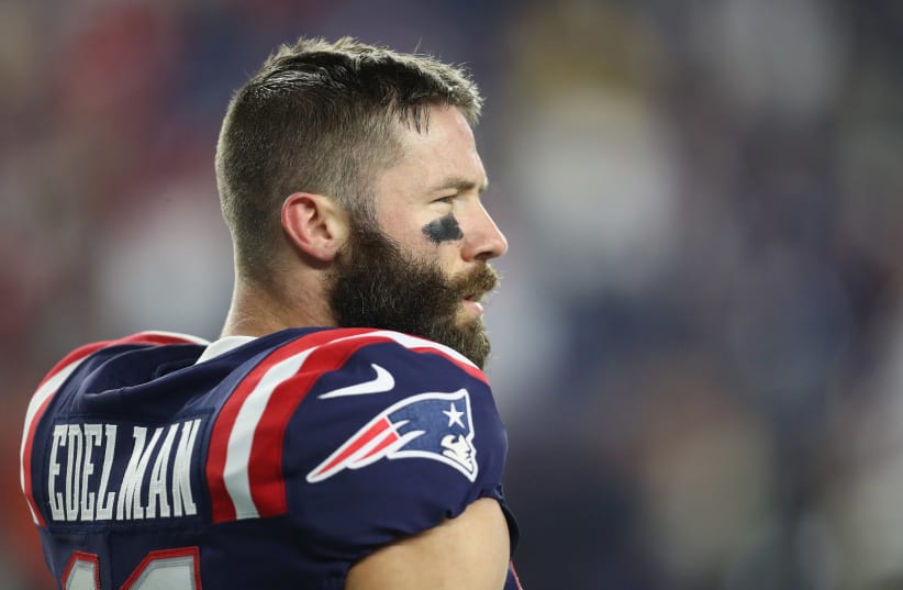Julian Edelman of the New England Patriots looks on before the game against the Green Bay Packers at Gillette Stadium on November 4, 2018 in Foxborough, Massachusetts (photo credit: MADDIE MEYER / GETTY IMAGES NORTH AMERICA / AFP)
