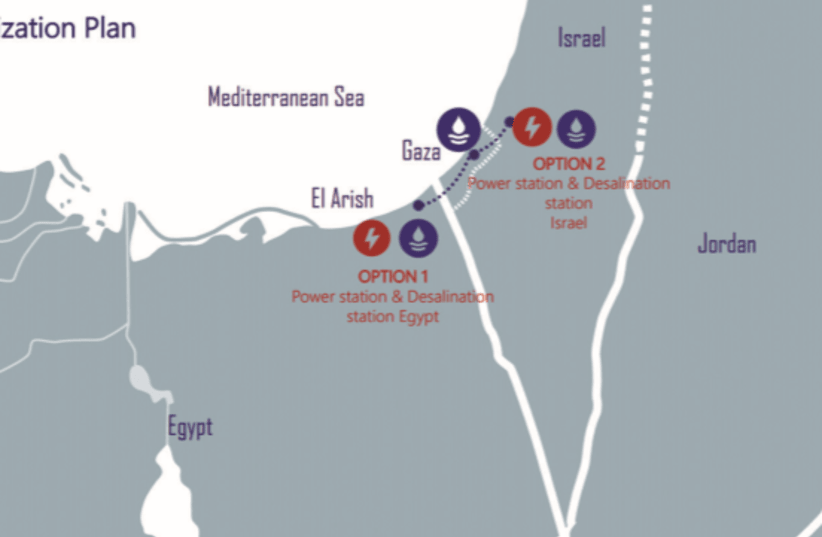 A DIAGRAM of the plan for Gaza (photo credit: COURTESY FOZ)