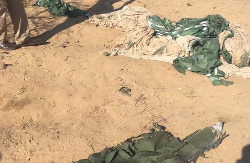 An image released by Hamas, claiming to show the gear of an IDF soldier killed during an operation on November 11th, 2018. Picture published November 12th, 2018 (photo credit: Courtesy)