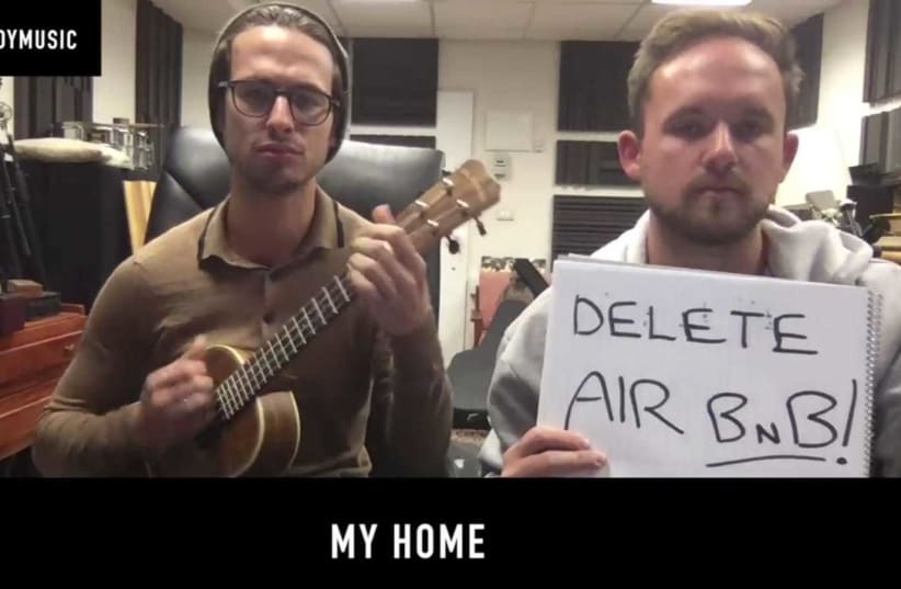 THE PORTNOY brothers sing about Airnbn in their latest song. (photo credit: screenshot)