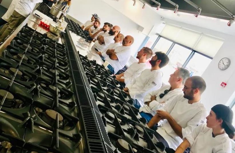 Italian chef Giancarlo Morelli gives a cooking class in Israel (photo credit: ROTEM BARAK)