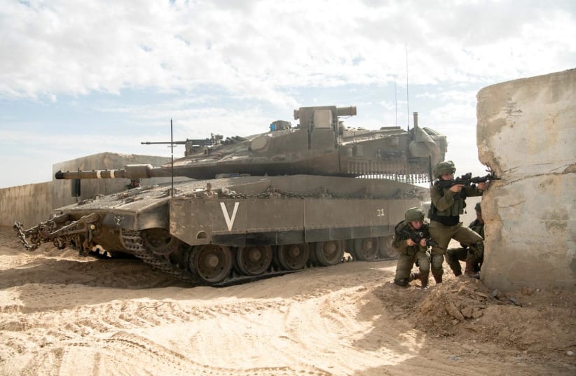 A new brigade in Israel’s southern front has been established to guard the border with Egypt’s Sinai Peninsula (photo credit: IDF SPOKESPERSON'S UNIT)