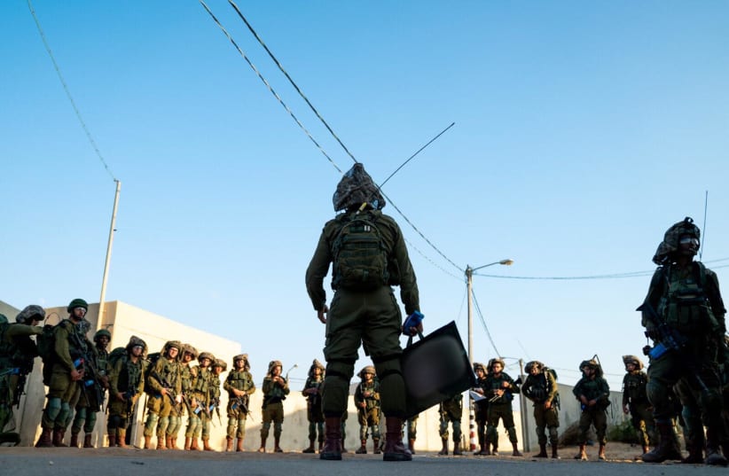 IDF Kfir Brigade training exercise (photo credit: IDF SPOKESMAN’S UNIT)