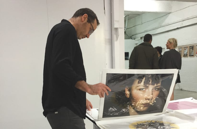 Photos on display at the Print Fair in Tel Aviv (photo credit: SHIRLEY FINKELSTEIN)